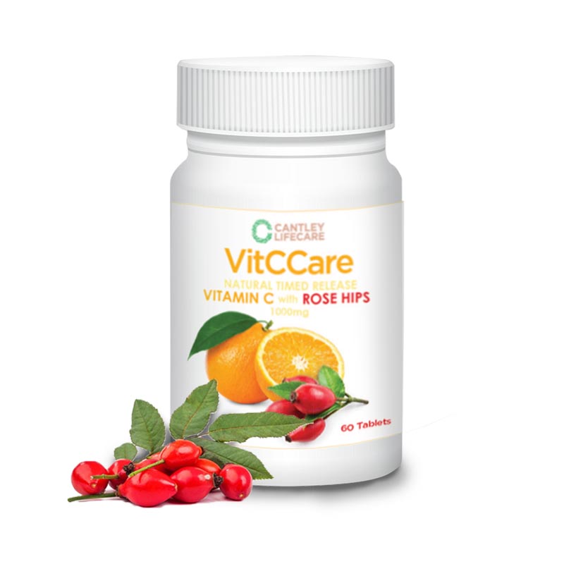 CANTLEY LIFECARE VitCCare Vitamin C玫瑰果維他命C長效配方 1000mg